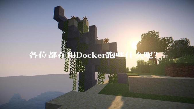 各位都在用Docker跑些什么呢？