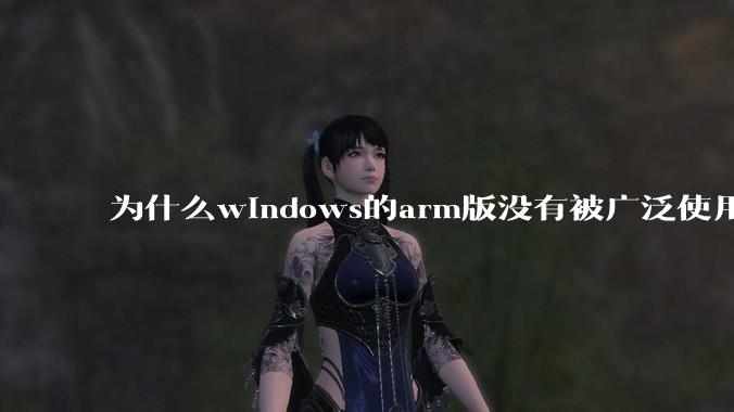 为什么windows的arm版没有被广泛使用？
