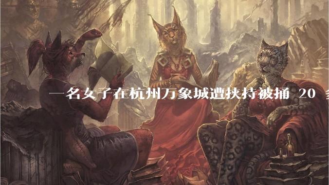 一名女子在杭州万象城遭挟持被捅 20 多刀，隆胸***体救了一命，这反映出哪些公安系统的问题？