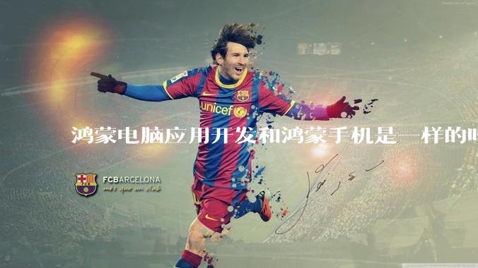 鸿蒙电脑应用开发和鸿蒙手机是一样的吗？