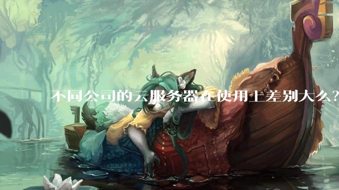不同公司的云服务器在使用上差别大么？