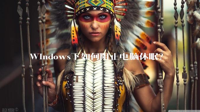 Windows下如何阻止电脑休眠？