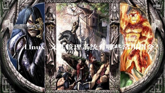 Linux 文件管理系统有哪些常用指令？