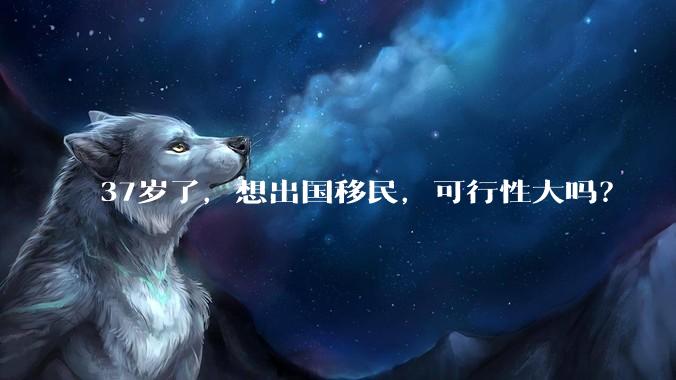 37岁了，想出国移民，可行性大吗？
